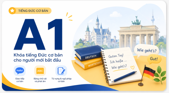 Khóa học tiếng Đức A1